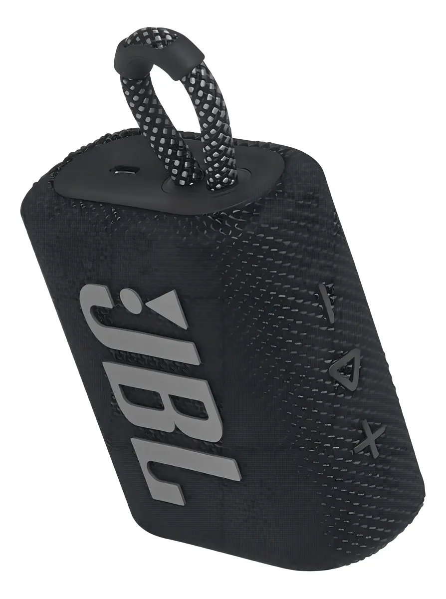 Caixa Som Alto-falante Jbl Go 3 Portátil Com Bluetooth Blue Cor Black — miniatura 3