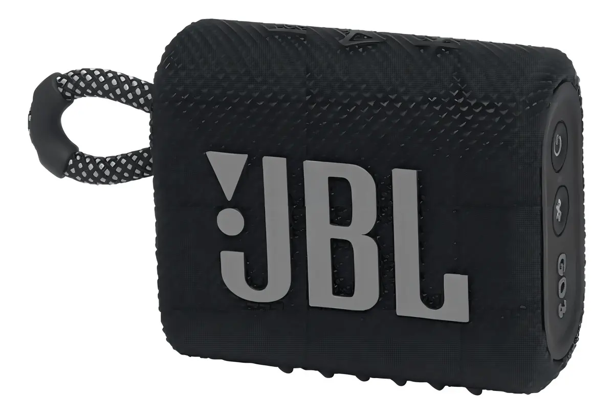 Caixa Som Alto-falante Jbl Go 3 Portátil Com Bluetooth Blue Cor Black — miniatura 5