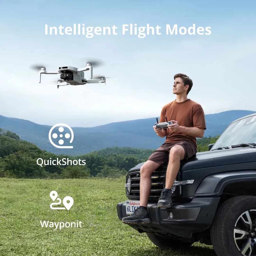 Drone Potensic Atom2 Fly More De 10km Combo Com Controle Cinza — miniatura 6