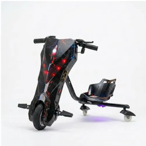Triciclo Elétrico Infantil Drift 350w 36v Led Rgb — foto 1