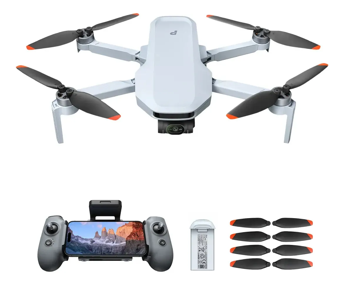 Drone Potensic Atom2 Fly More De 10km Combo Com Controle Cinza — foto 1